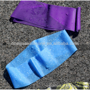 stylish bang wrangler band to keep hair silicone materail hair bang swimming band rubber bang for hair